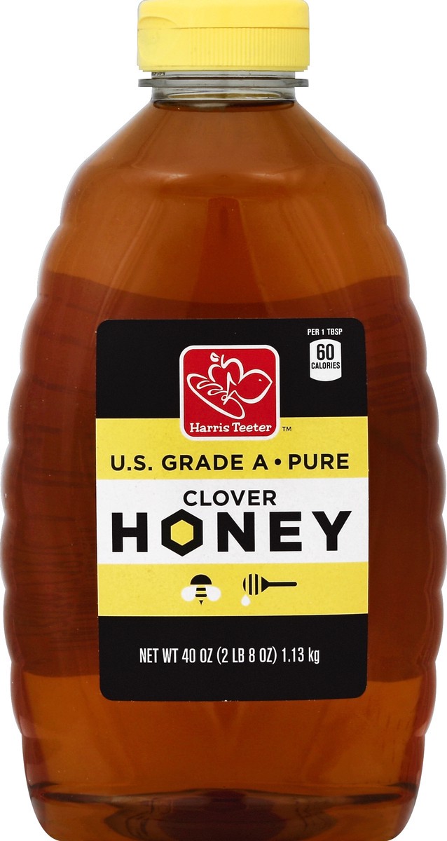 slide 2 of 2, Harris Teeter Clover Honey, 40 oz