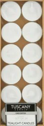 Poured Tea Light Plastic Cup Unscented White