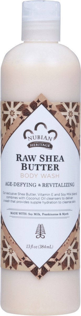 slide 7 of 12, Nubian Heritage Body Wash Raw Shea Butter, 13 oz, 13 oz