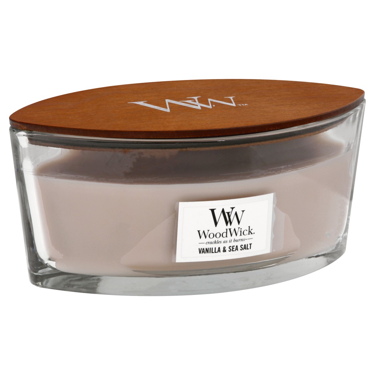 slide 2 of 9, WoodWick Vanilla & Sea Salt Candle 16 oz, 16 oz