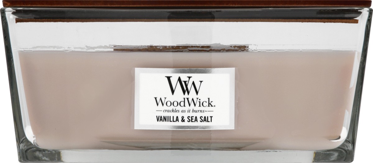 slide 3 of 9, WoodWick Vanilla & Sea Salt Candle 16 oz, 16 oz