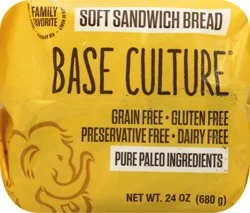 Base Culture Soft Sandwich Bread 24 oz