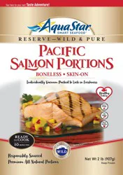 Aqua Star Skin On Salmon