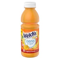 Welch's Tropical Punch Zero Sugar Drink, 16 fl oz Bottle
