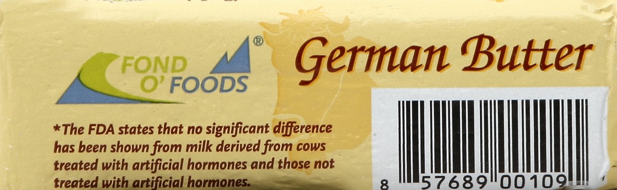 slide 4 of 5, Fond O' Foods Butter 8.8 oz, 8.8 oz