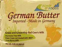 Fond O' Foods Butter 8.8 oz