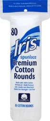 IRIS Cotton Rounds 80 ea