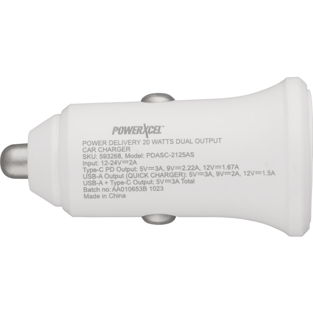 slide 1 of 1, POWERXCEL Pd Usb Car Charger, 1 ct