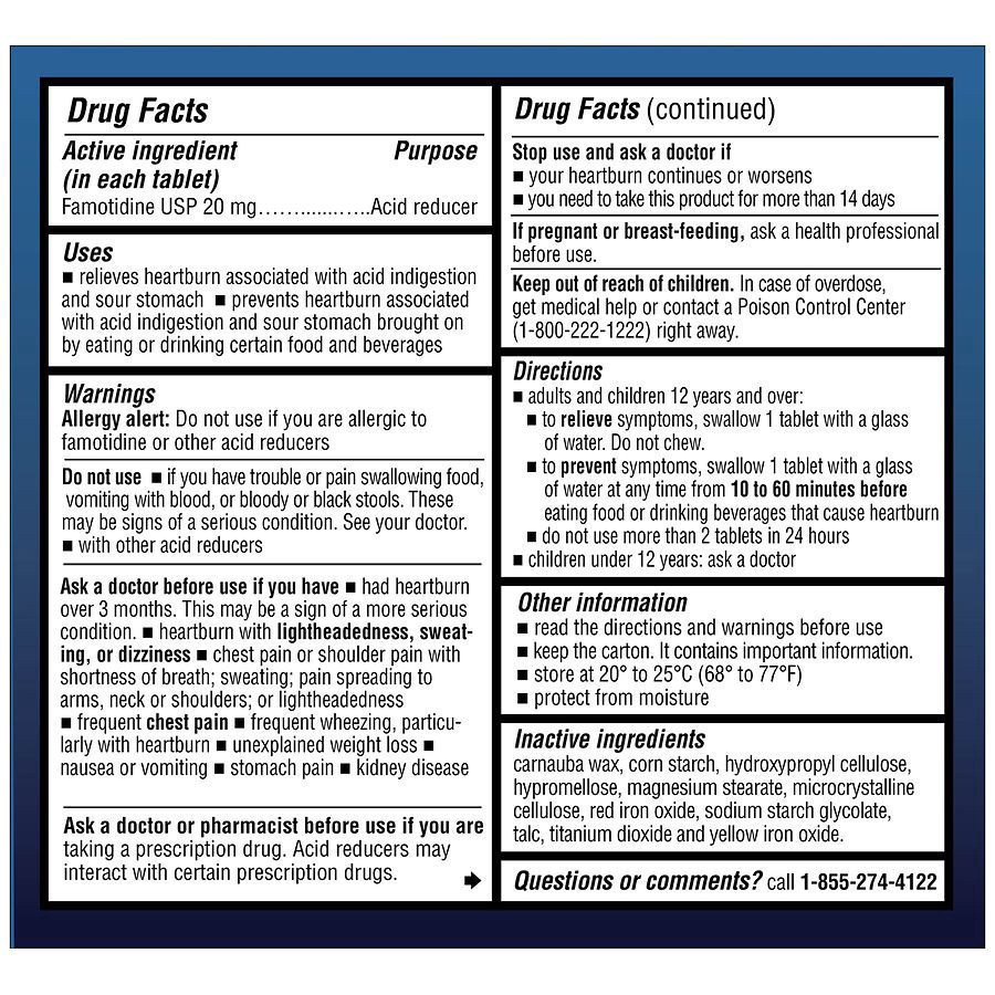 slide 5 of 5, Walgreens Maximum Strength Acid Reducer Tablets, 25 ct