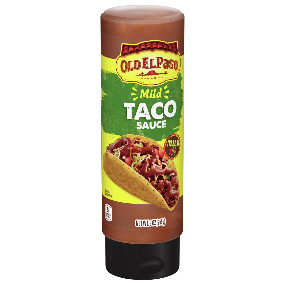 slide 3 of 9, Old El Paso Taco Sauce, Mild, Squeeze Bottle, 9 oz., 9 oz