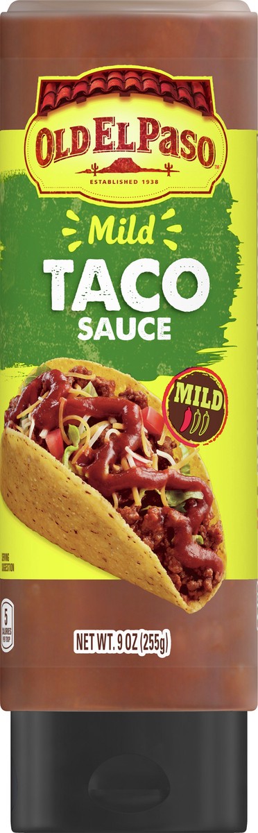 slide 2 of 9, Old El Paso Taco Sauce, Mild, Squeeze Bottle, 9 oz., 9 oz