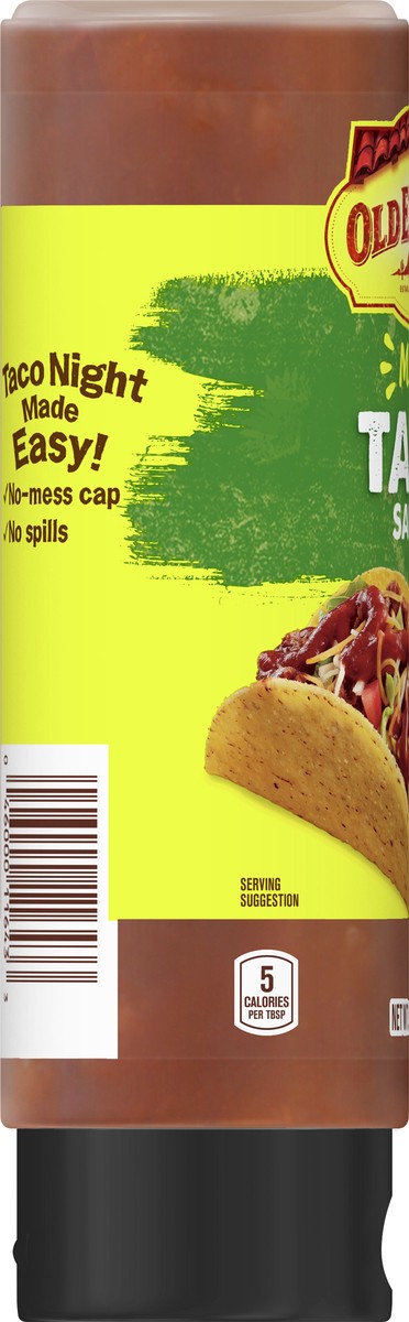 slide 6 of 9, Old El Paso Taco Sauce, Mild, Squeeze Bottle, 9 oz., 9 oz