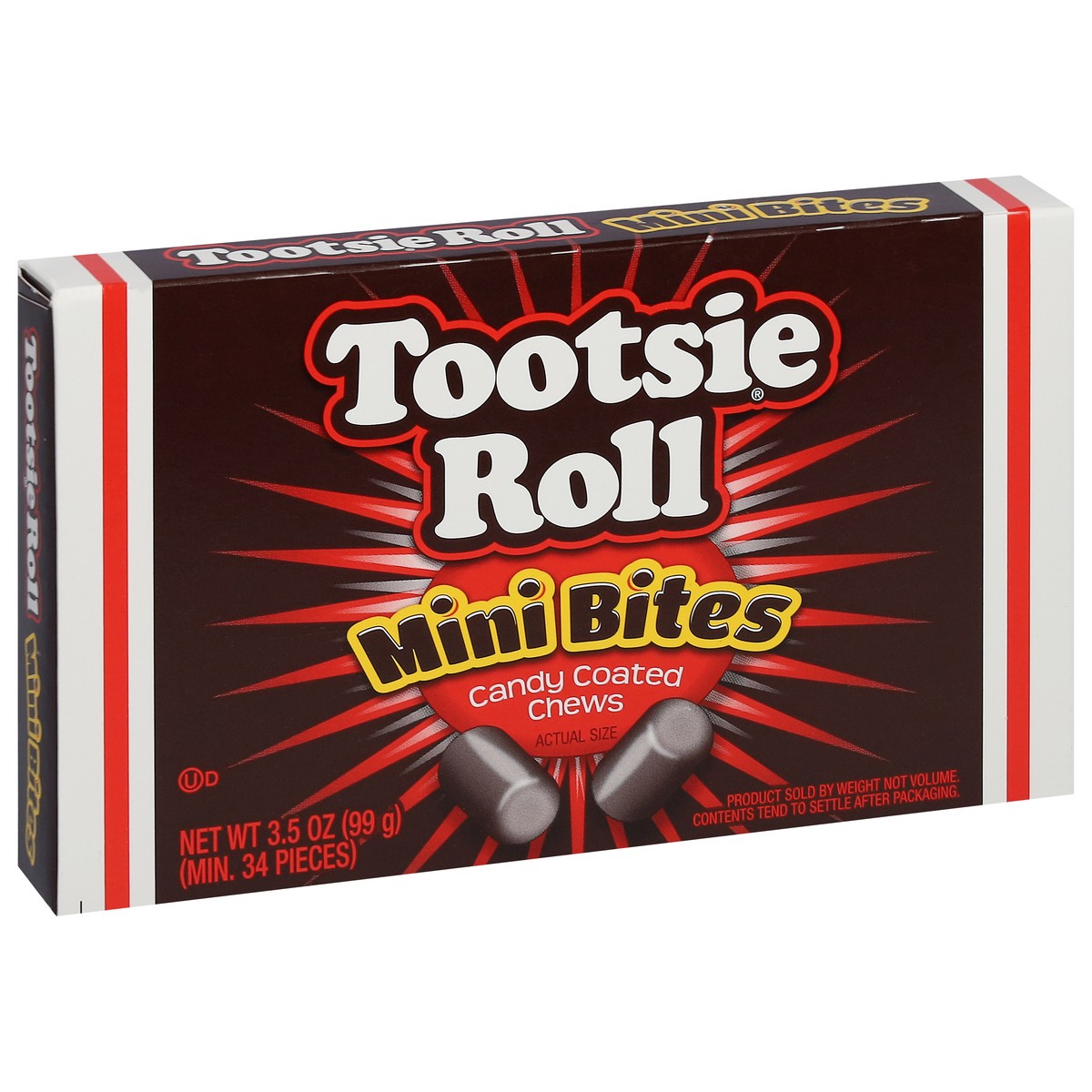 slide 3 of 13, Tootsie Roll Mini Bites Candy Coated Chews 3.5 oz, 3.5 oz