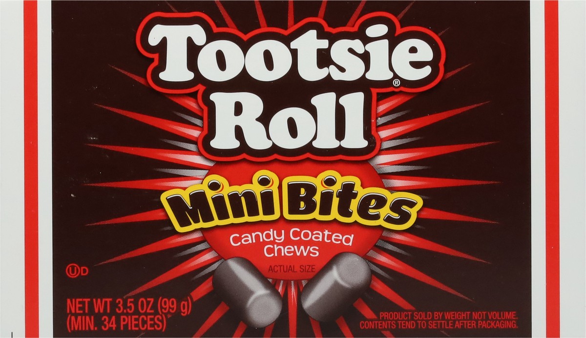 slide 5 of 13, Tootsie Roll Mini Bites Candy Coated Chews 3.5 oz, 3.5 oz