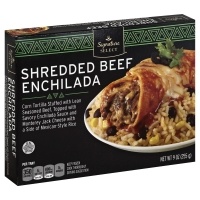 slide 1 of 1, Signature Select Enchilada Shredded Beef, 9 oz