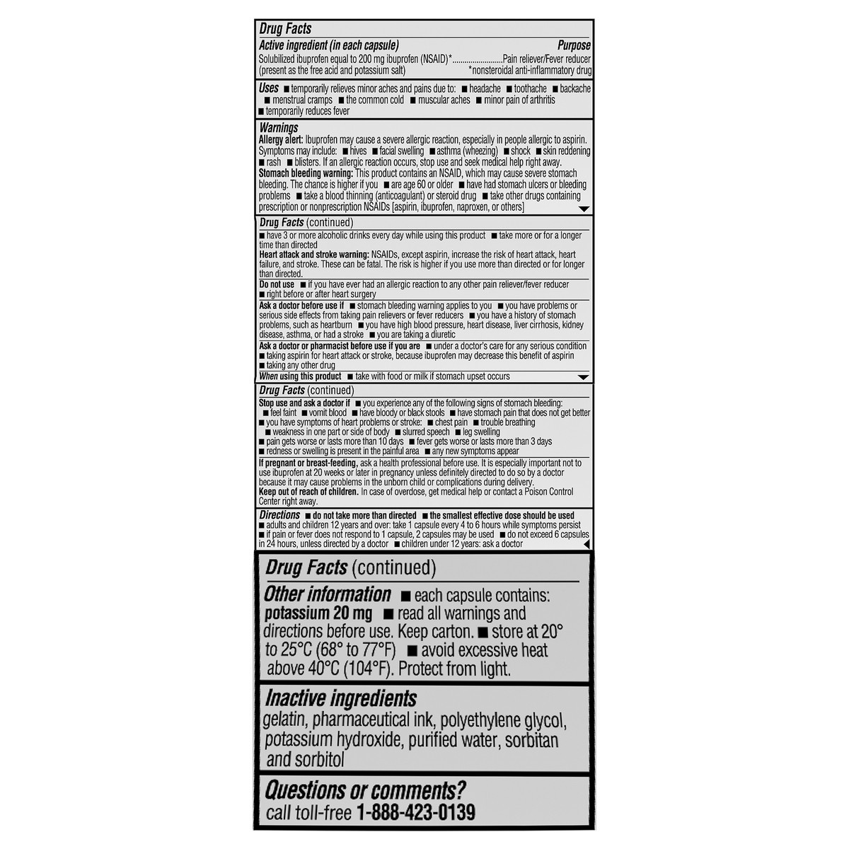 slide 6 of 13, TopCare Health 200 mg Ibuprofen Minis 20 Softgels, 20 ct