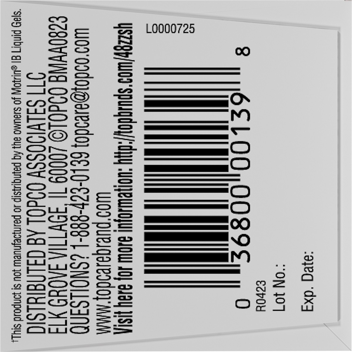 slide 11 of 13, TopCare Health 200 mg Ibuprofen Minis 20 Softgels, 20 ct