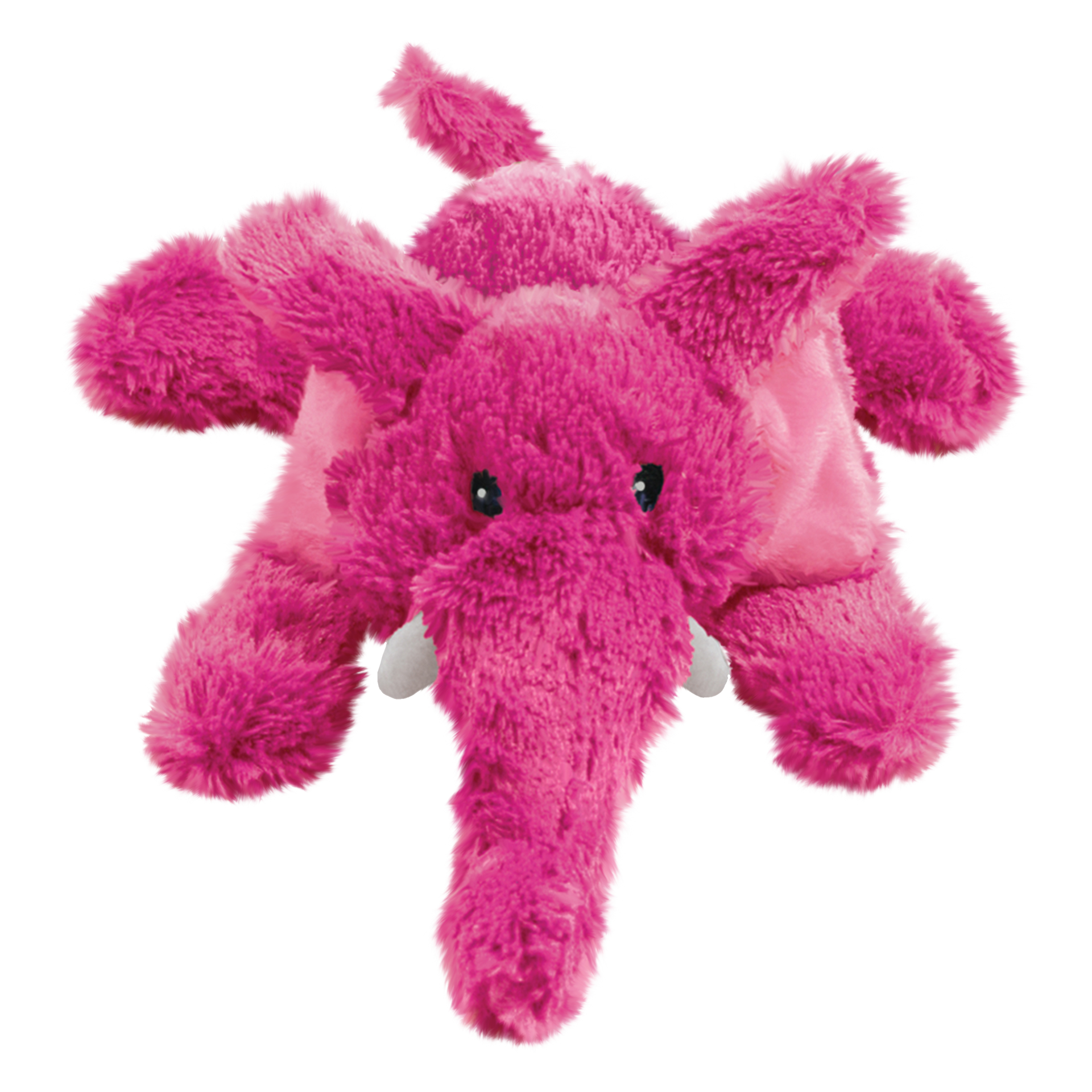 slide 1 of 4, KONG Hong Medium Cozie Dog Toy Elmer Elep, 1 ct