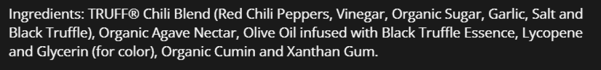 slide 2 of 2, Truff Black Truffle Infused Hot Sauce 6 oz, 6 oz