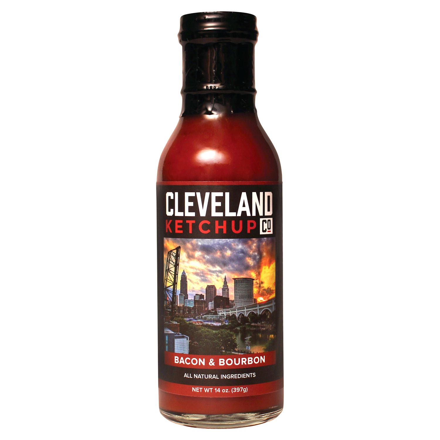 slide 1 of 2, Cleveland Ketchup Co. Cleveland Ketchup, Bacon & Bourbon - 14 oz, 14 oz
