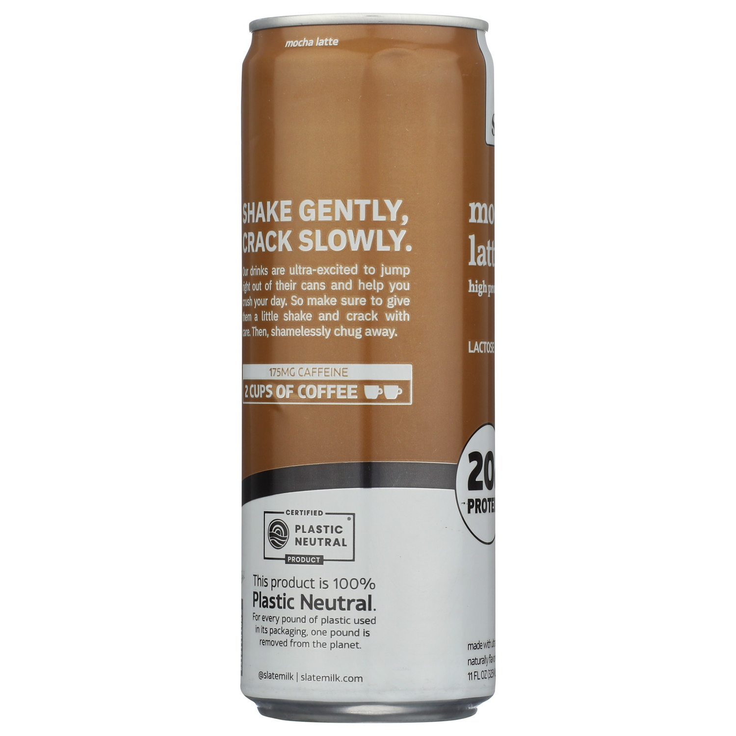 slide 2 of 4, Slate Mocha Latte High Protein Iced Coffee - 11 fl oz, 11 fl oz