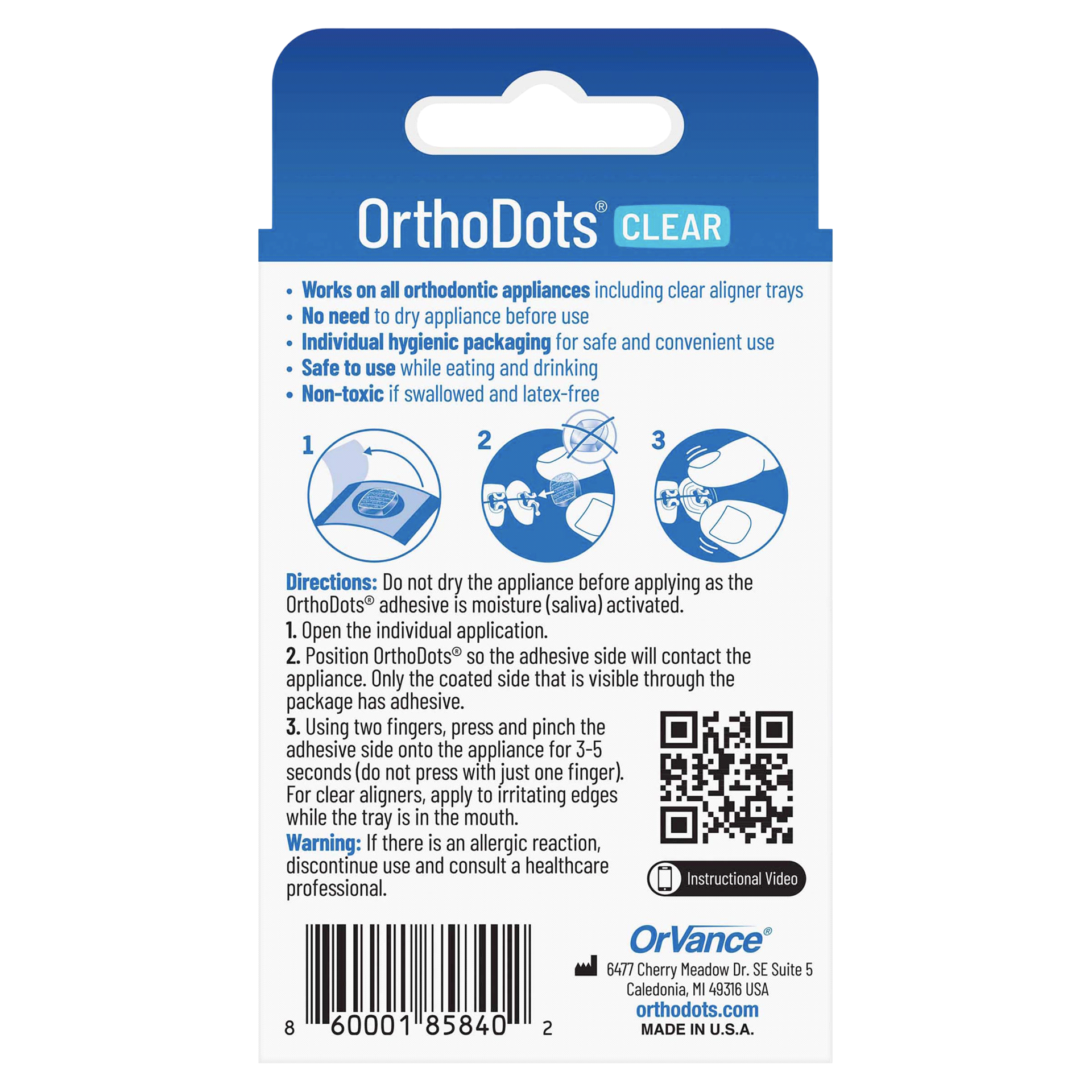 Orthodots Clear 16 Ct Shipt