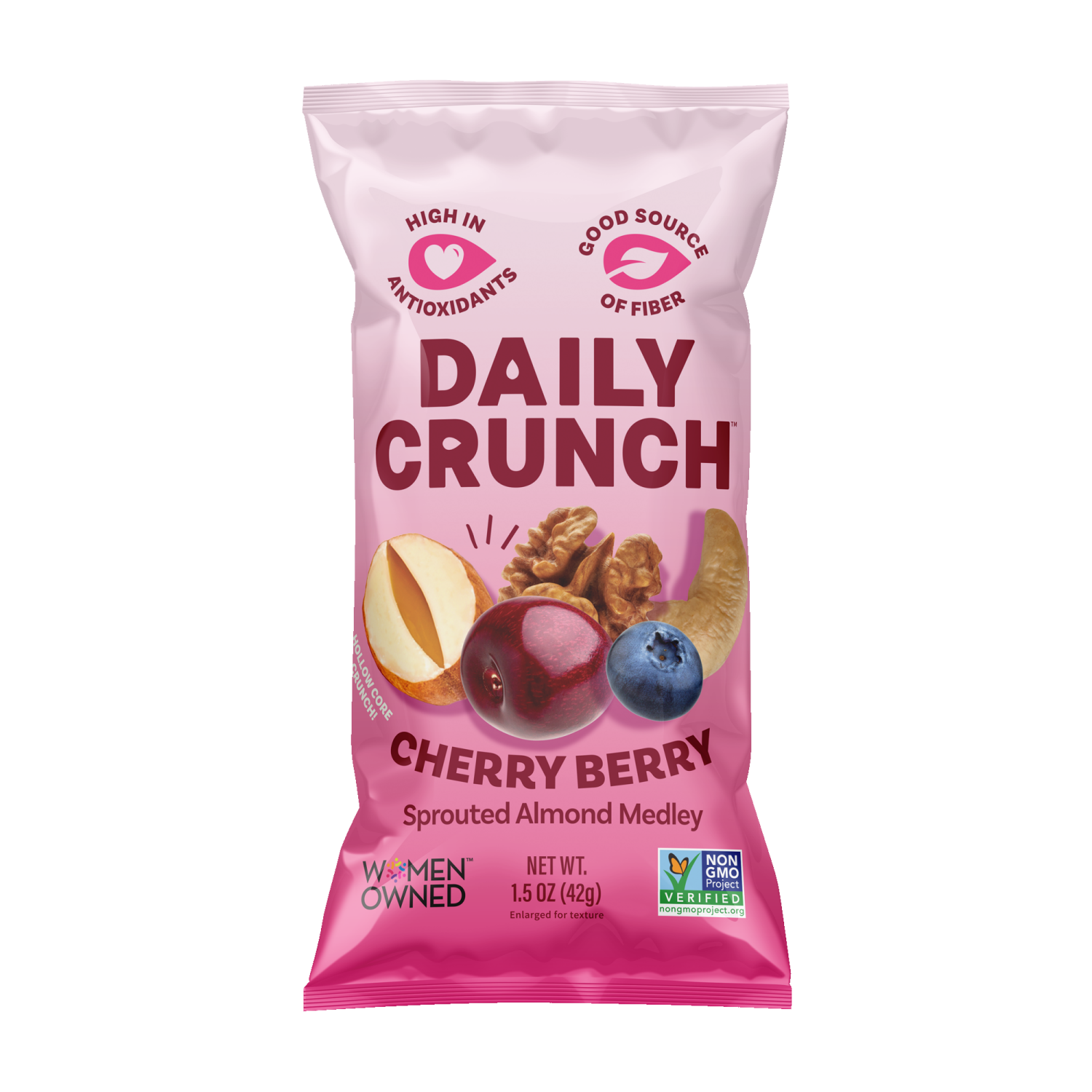 slide 1 of 2, Daily Crunch Cherry Berry Nut Medley, 1.5 oz, 1.5 oz