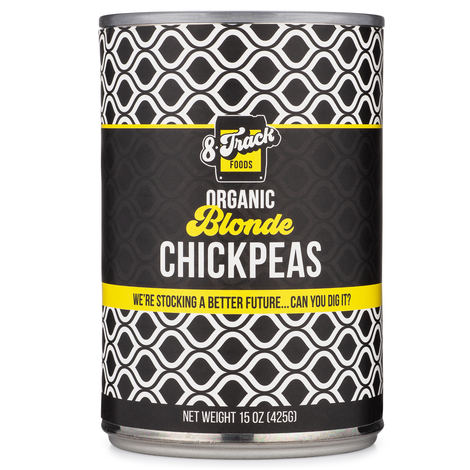 slide 1 of 5, 8 Track Foods Organic Blonde Chickpeas 15 oz, 15 oz