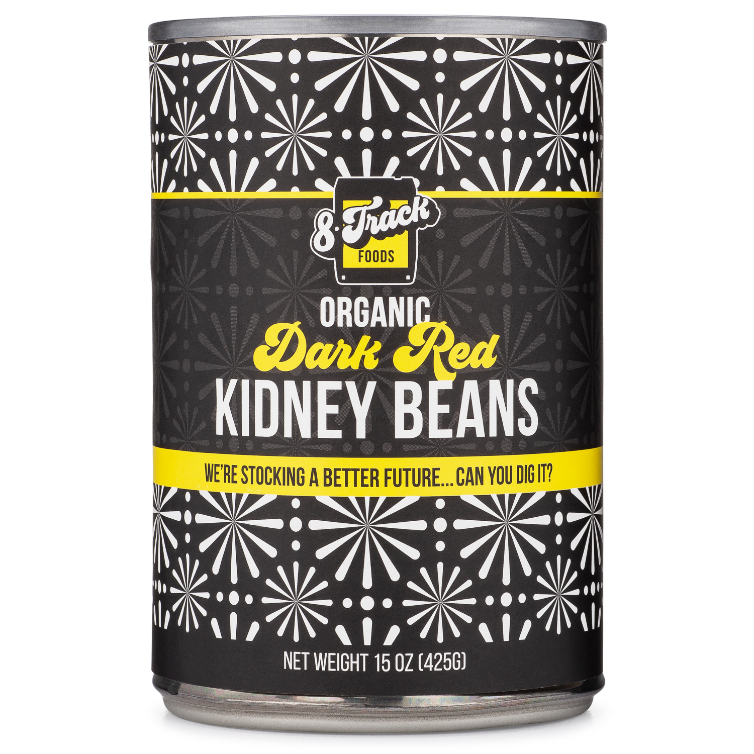 slide 1 of 5, 8 Track Foods Organic Dark Red Kidney Beans, 15 oz, 15 oz