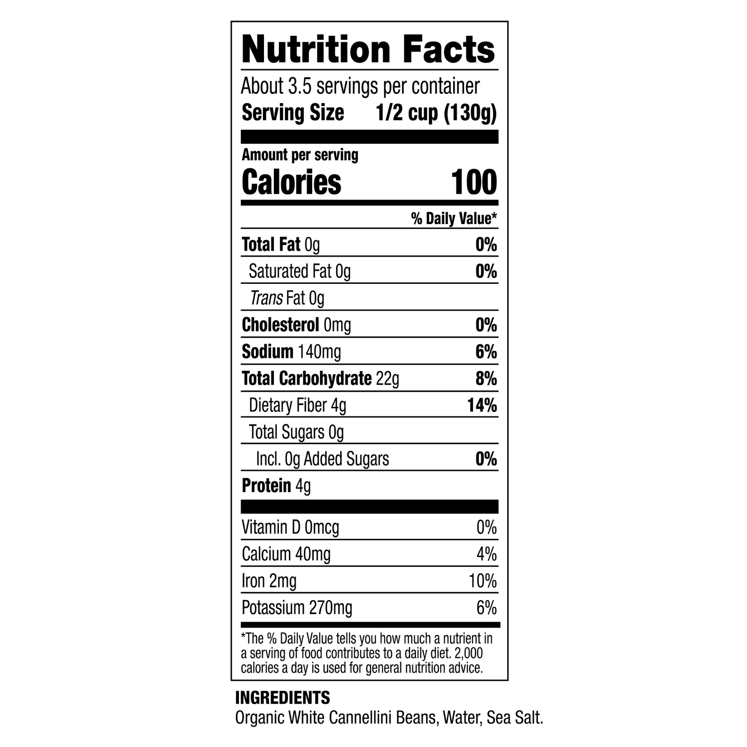 slide 5 of 5, 8 Track Foods Cannellini Beans White - 15 Oz, 15 oz