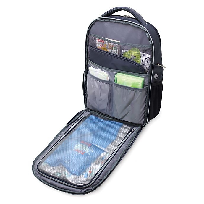 slide 2 of 8, Bluekiwi Tama Universal Diaper Backpack - Navy, 1 ct