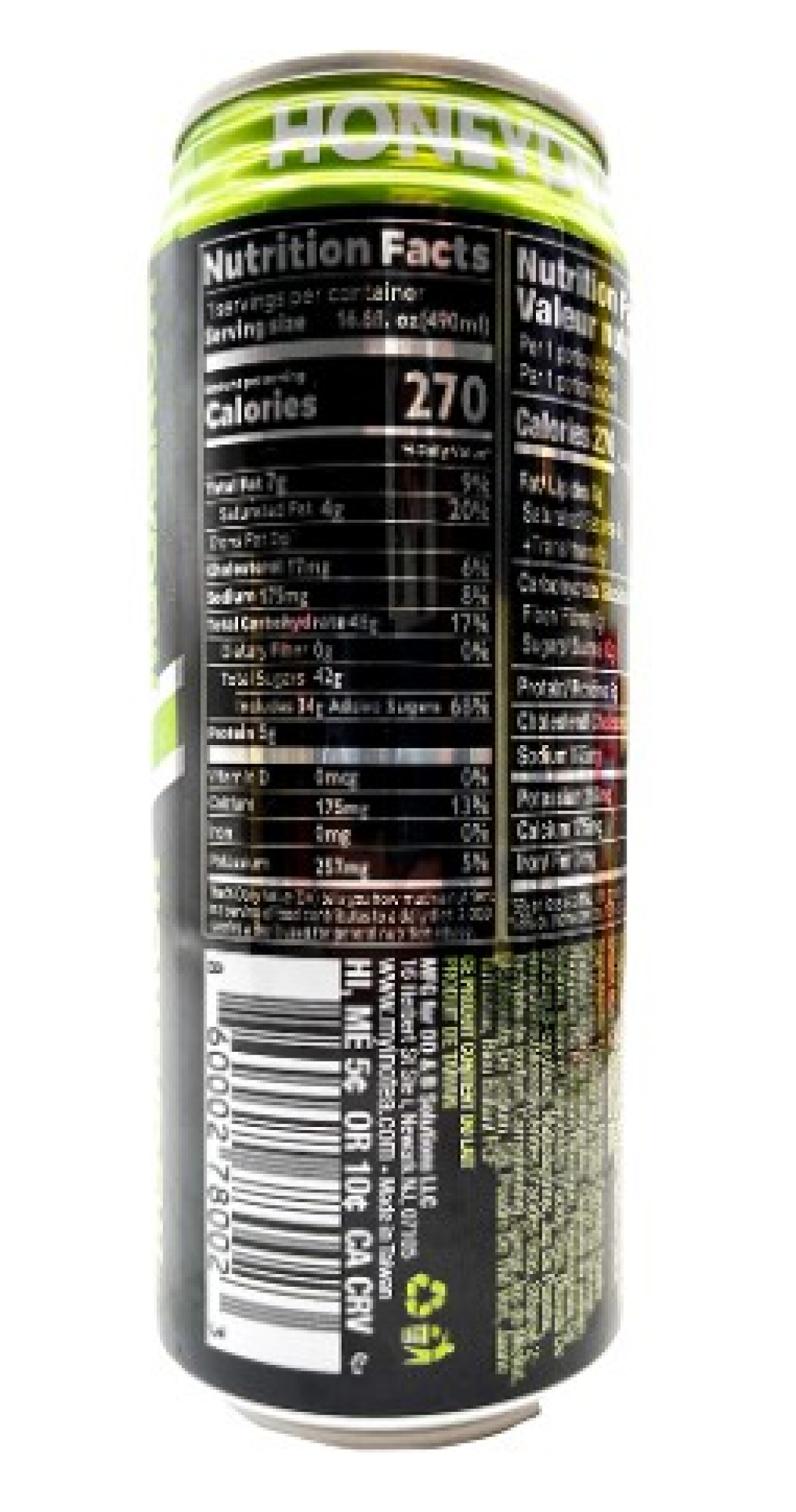 slide 2 of 2, Inotea Honeydew Bubble Tea with Tapioca Pearls 16.6 fl oz, 16.6 fl oz