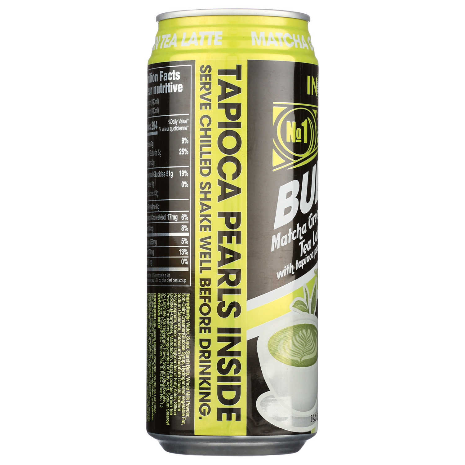 slide 3 of 3, Inotea Matcha Green Tea Latte Bubble Tea with Tapioca Pearls 1 16.6 fl oz, 16.6 fl oz