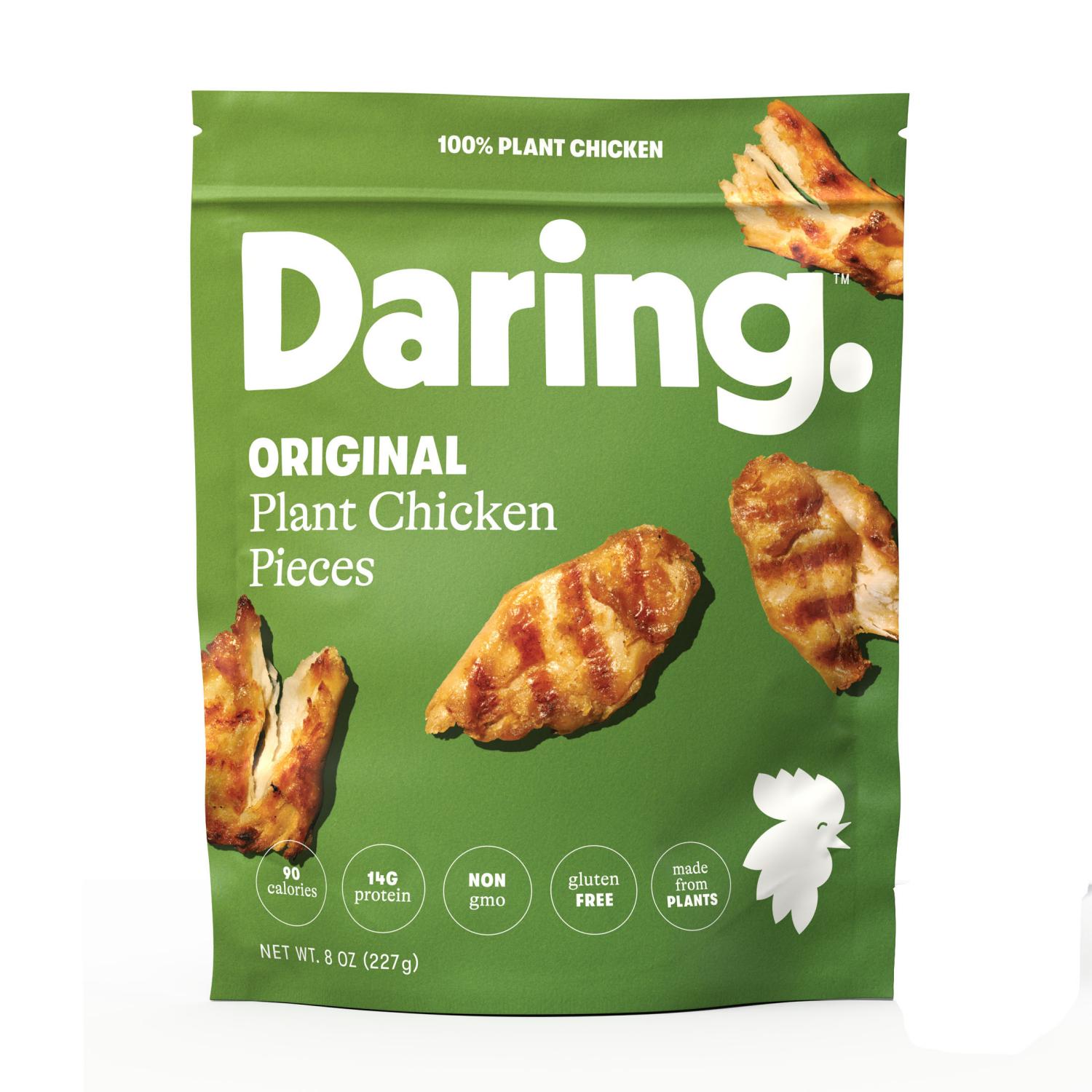 slide 1 of 2, Daring Plant Chicken Pieces, Original, 8 oz