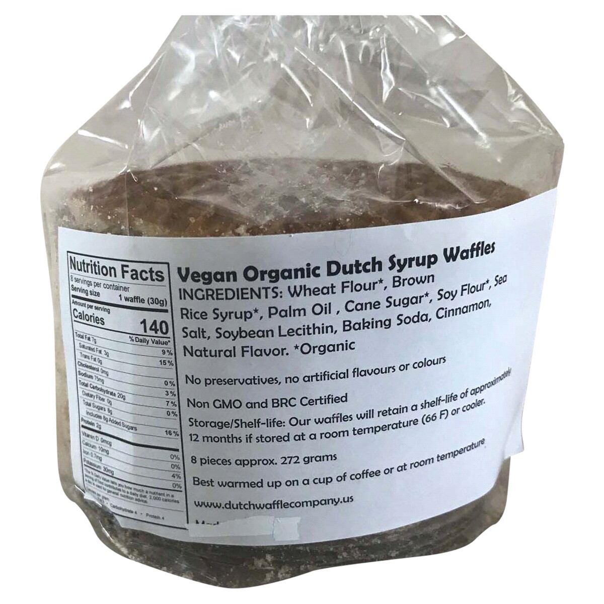 slide 2 of 2, Dutch Syrup Waffles / Stroopwafels, Vegan & Organic, 8ct/9.59 oz., 8 ct, 9.59 oz