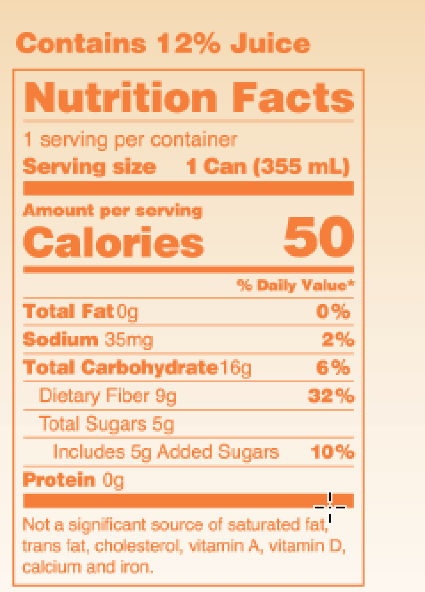 slide 2 of 3, Olipop Orange Cream Soda 12 fl oz, 12 fl oz