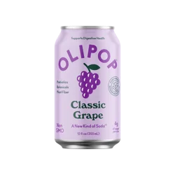 Olipop Sparkling Tonic Grape, 12 Oz