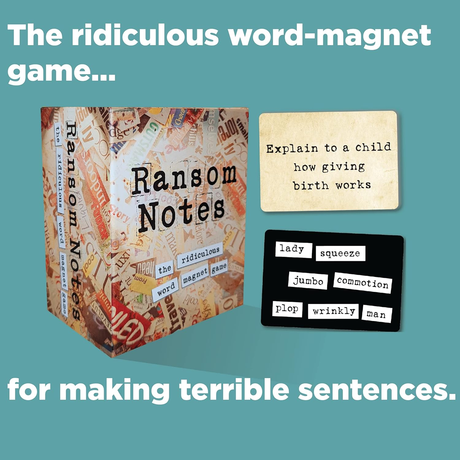 slide 2 of 5, Charty Party Ransom Notes Board Game, 1 ct