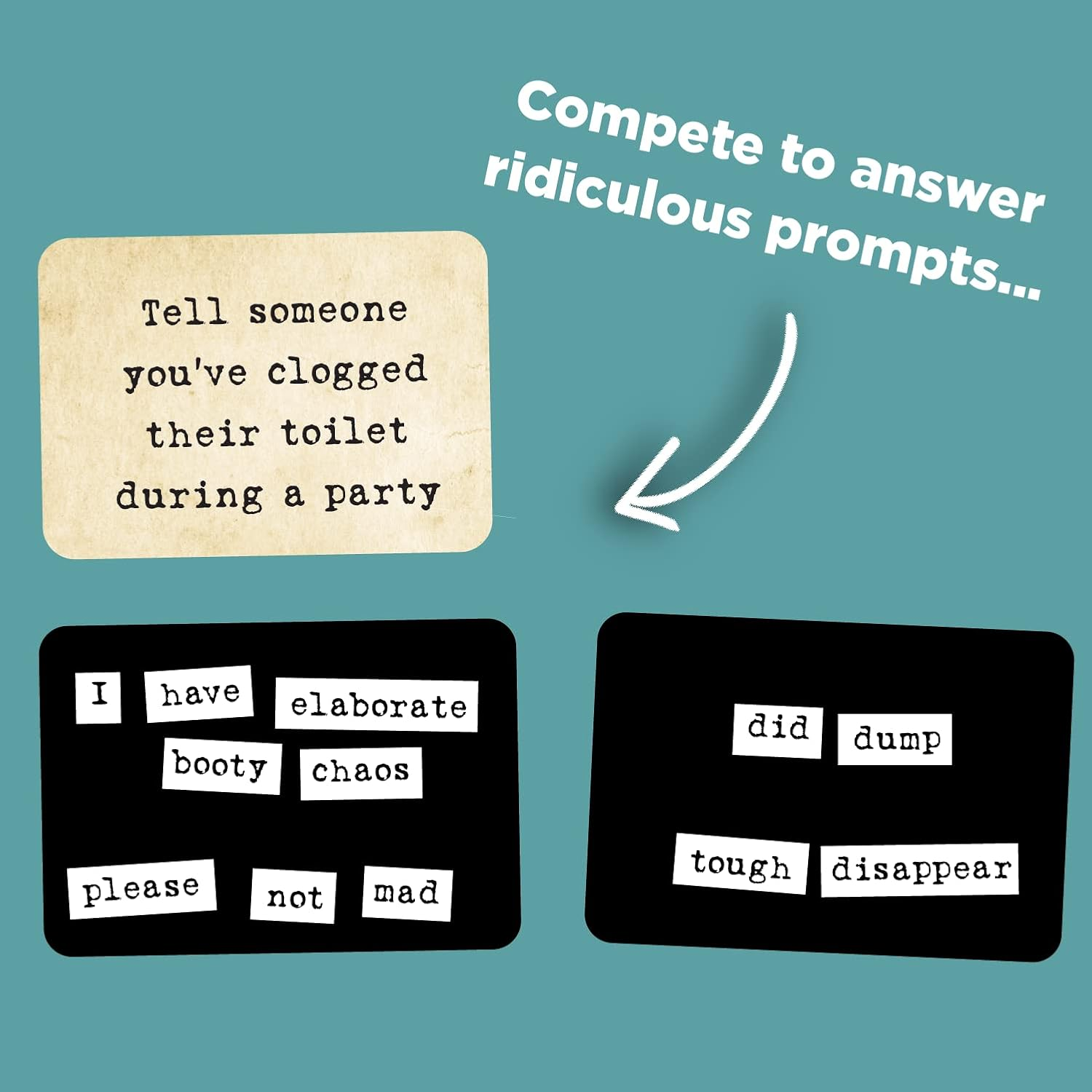 slide 2 of 4, Charty Party Ransom Notes Board Game, 1 ct
