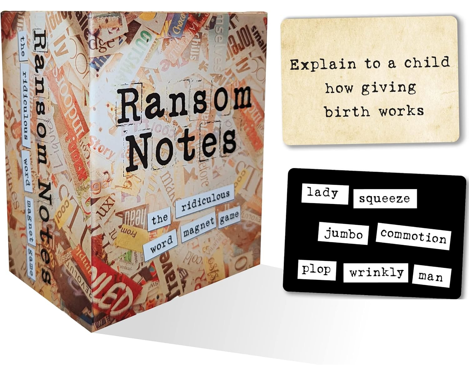 slide 1 of 4, Charty Party Ransom Notes Board Game, 1 ct