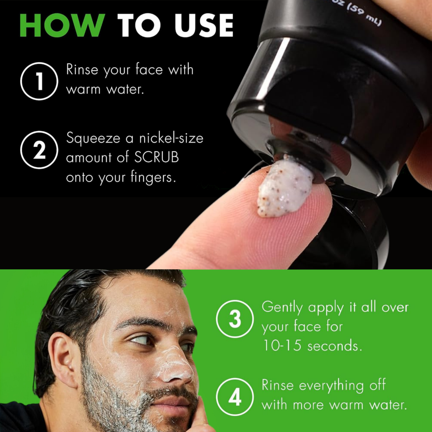 slide 4 of 4, Tiege Hanley SCRUB 2x Per Week Facial Exfoliating Scrub, 2 fl oz, 2 fl oz