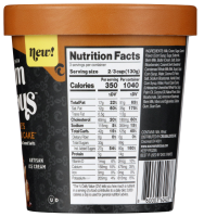 slide 4 of 5, Creamalicious Aunt Poonies Caramel Pound Cake Ice Cream - 16oz, 16 oz