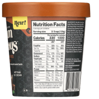 slide 3 of 5, Creamalicious Pecan Pie Ice Cream, 16 oz