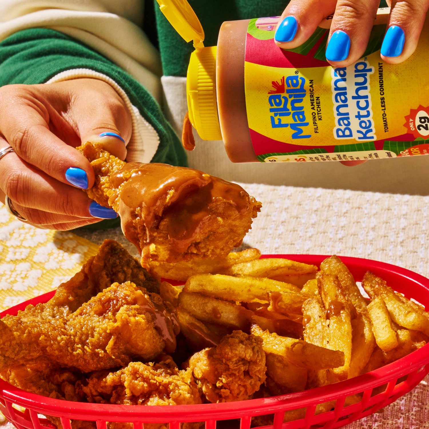 slide 2 of 4, Fila Manila Banana Ketchup, 12 oz