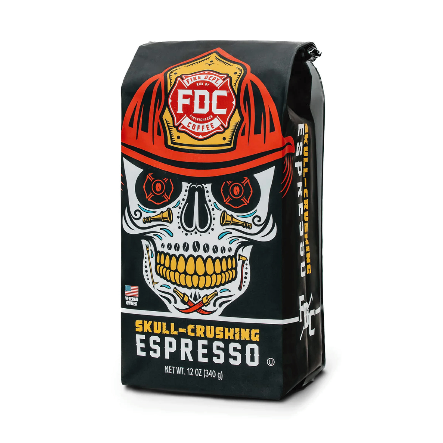 slide 2 of 2, Firehouse Fire Department Coffee Skull-Crushing Espresso, Whole Bean Coffee - 12 oz, 12 oz