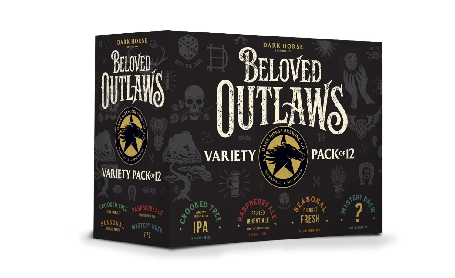 slide 1 of 1, Dark Horse Variety Pack, 12 ct; 12 oz