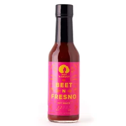 Hot N Saucy Beet N Fresno Hot Sauce - 5oz