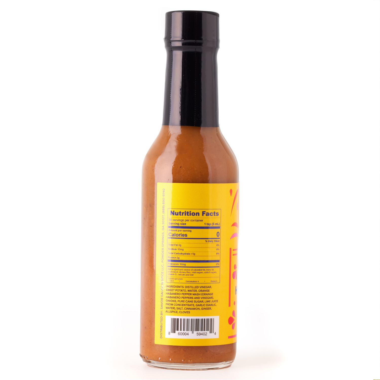 slide 2 of 2, Hot N Saucy Mild Sweet Potato N Habanero Hot Sauce 5 fl oz, 5 fl oz