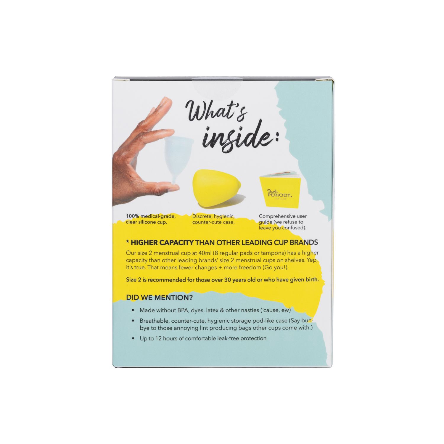 slide 4 of 10, BEST PERIODT Best, Periodt. Menstrual Cup Size-2, 1 ct