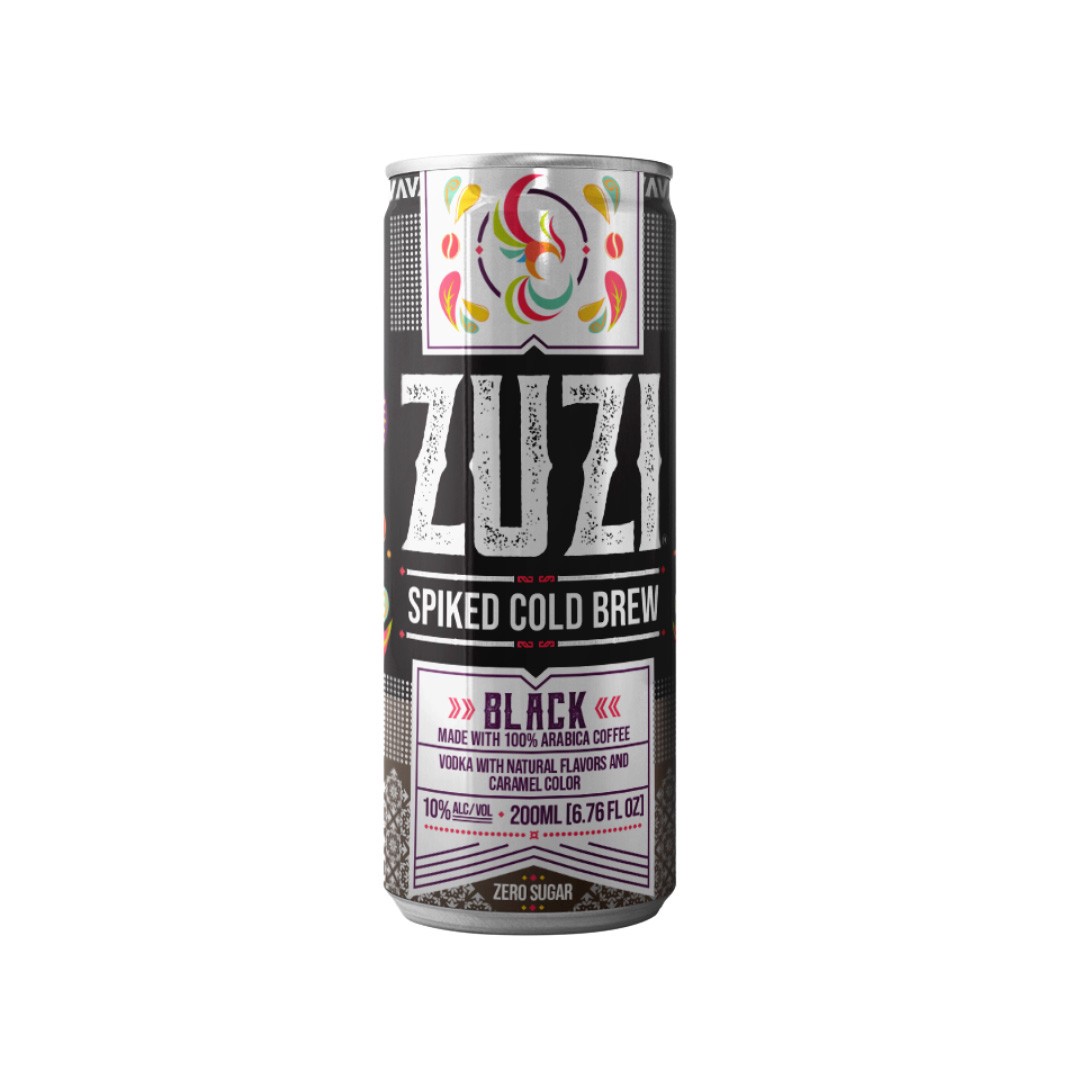 slide 1 of 1, Zuzi Spiked Cold Brew - Black Sugar Free, 800 ml